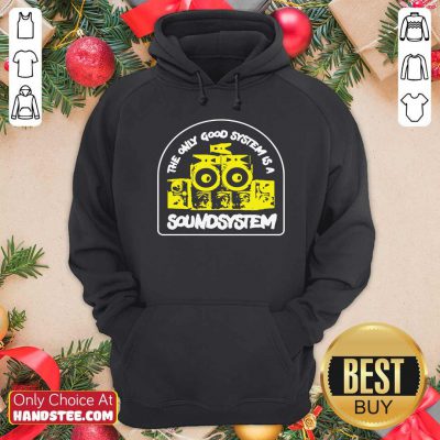 Premium The Only Good System Is A Soundsystem Hoodie - Design by handstee.com