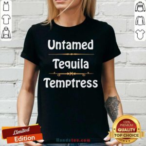 Premium Untamed Tequila Temptress V-neck- Design by handstee.com