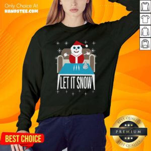 Walmart Cocaine Santa Let It Snow Santa Cocaine Christmas Sweatshirt- Design By Handstee.com