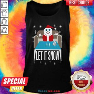 Walmart Cocaine Santa Let It Snow Santa Cocaine Christmas Tank-Top- Design By Handstee.com