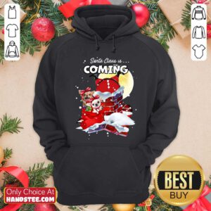Chihuahua Santa Is Coming Gift For You Crewneck Ugly Christmas Hoodie- Design By Handstee.com