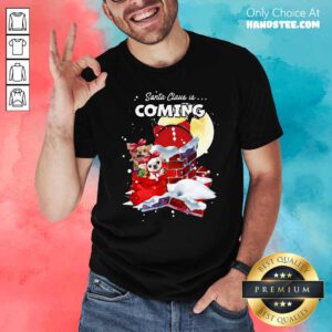 Chihuahua Santa Is Coming Gift For You Crewneck Ugly Christmas Shirt- Design By Handstee.com