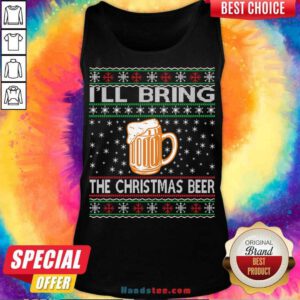 Christmas Beer Lovers Funny Gift Tank-Top- Design By Handstee.com