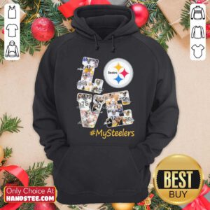 Love Pittsburgh Steelers MySteelers Signatures Hoodie- Design By Handstee.com