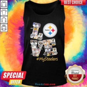 Love Pittsburgh Steelers MySteelers Signatures Tank-Top- Design By Handstee.com