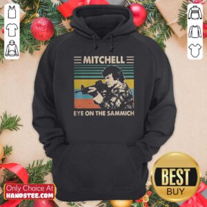 Mitchell Eye On The Sammich Vintage Hoodie- Design By Handstee.com