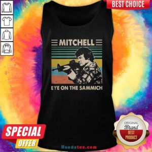 Mitchell Eye On The Sammich Vintage Tank-Top- Design By Handstee.com