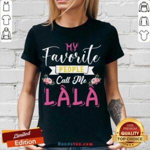 My Favorite People Call Me Great Grandma Mother's Day Gift V-neck- Design By Handstee.com