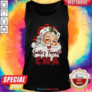 Santa’s Claus Favorite CNA Christmas 2020 Tank-Top- Design By Handstee.com