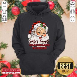 Santa’s Claus Favorite Healthcare Worker Christmas 2020 Hoodie- Design By Handstee.com