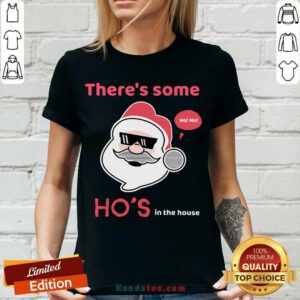 There's Some Ho's In The House V-neck- Design By Handstee.com