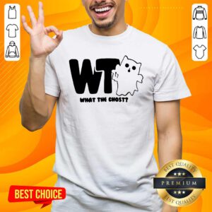 What The Ghost Dark Shirt- Design By Handstee.com