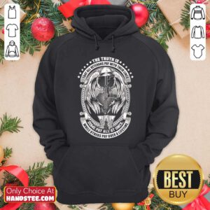 The Truth Is That All Veterans Pay With Their Lives Some Pay All At Once Hoodie- Design by handstee.com