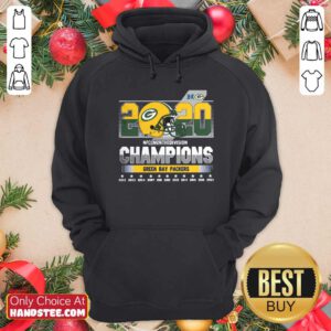 Top 2020 NFC North Division Champions Green Bay Packers Hoodie - Design by handstee.com