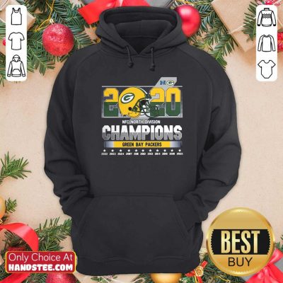 Top 2020 NFC North Division Champions Green Bay Packers Hoodie - Design by handstee.com