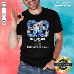 88 Dez Bryant 2010 2017 Thanks You For The Memories Signature Shirt- Design By Handstee.com
