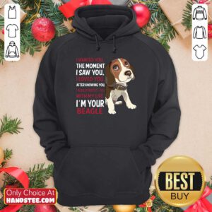 Top Beagle Wanted I Wanted You The Moment I Saw You I Loved You After Knowing You Hoodie - Design by handstee.com