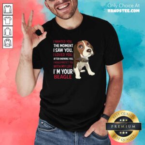 Top Beagle Wanted I Wanted You The Moment I Saw You I Loved You After Knowing You Shirt - Design by handstee.com