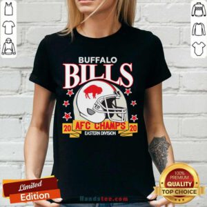 Top Buffalo Bills Afc Champions 2020 Eastern Division V-neck - Design by handstee.com