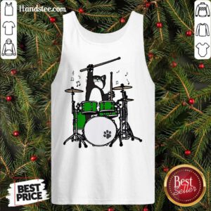 Cat Meow Band And Drum Tank-Top- Design By Handstee.com