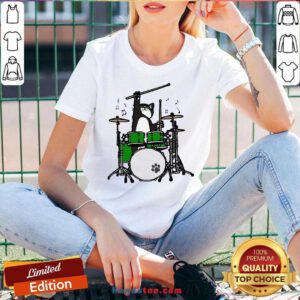 Cat Meow Band And Drum V-neck- Design By Handstee.com