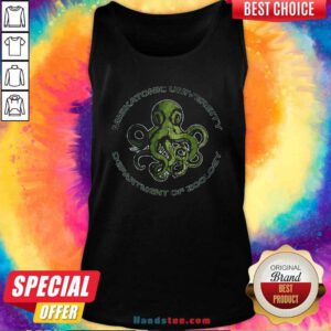 Top Cthulhu Lovecraft Miskatonic University Department Of Zoology Tank Top - Design by handstee.com