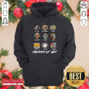 Top Da Vinci Rembrandt Monej Van Gogh Picasso Dali History Of Art Hoodie - Design by handstee.com