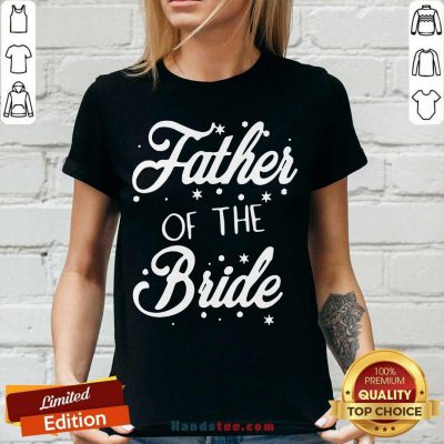 Father Of The Bride V-neck- Design By Handstee.com