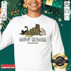 Top Meowy Catmas Cole and Marmalade Ugly Christmas Sweatshirt - Design by handstee.com