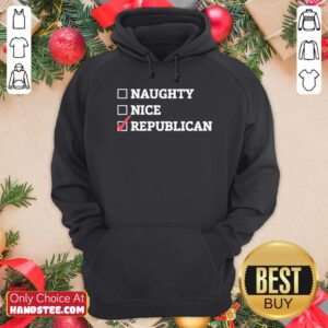 Top Naughty Nice Republican Hoodie - Design by handstee.com