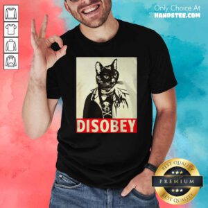 Radical Cat Disobey Shirt- Design By Handstee.com