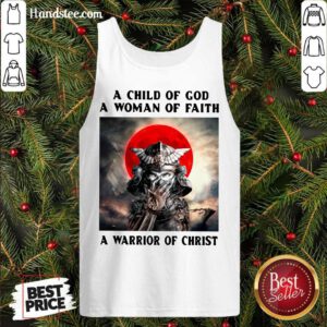 Samurai A Child Of God A Woman Of Faith A Warrior Of Christ Tank-Top- Design By Handstee.com