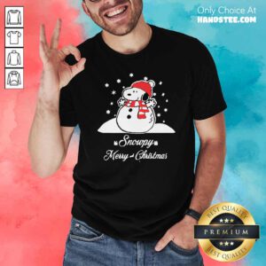 Top Snowpy Merry Christmas Sweater Christmas Snoopy Peanuts Shirt- Design by handstee.com