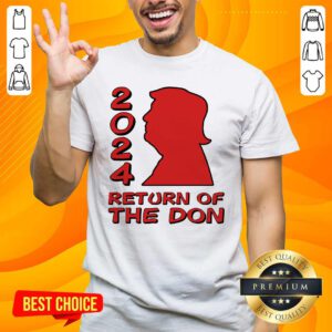 Trump 2024 Return Of The Don Shirt- Design By Handstee.com