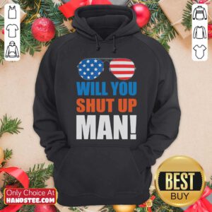 Top Will You Shut Up Man Squatch King Sarcastic Nerd Threads Gag Hoodie - Design by handstee.com