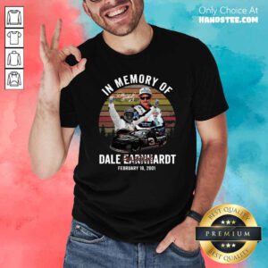 Vintage Retro In Memory Of Dale Earnhardt February 18 2001 Signature Shirt - Design by handstee.com