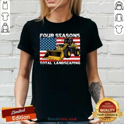 Amused Four Season American Flag 3 Ladies Tee - Design By Handstee.com