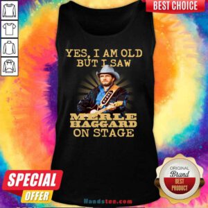 Amused Yes Merle Haggard 56 On Stage Tank Top - Design by Handstee.com