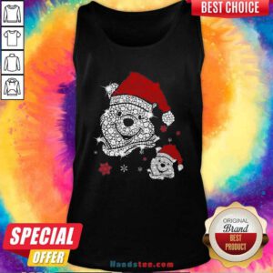 Awesome Bear Diamond Santa Tank Top - Design by Handstee.com
