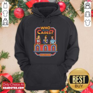 Angry Who 52 Cares Game Show Hoodie - Design by Handstee.com