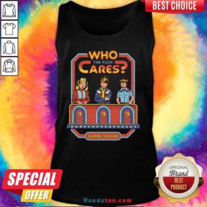Angry Who 52 Cares Game Show Tank Top - Design by Handstee.com