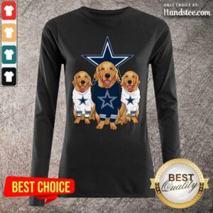 Annoyed Dogs For Team Dallas Cowboy Star 2021 Long-Sleeved