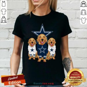 Annoyed Dogs For Team Dallas Cowboy Star 2021 Ladies Tee