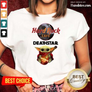 Appalled Baby Yoda Hug Hard Rock Cafe Deathstar 2021 Ladies Tee