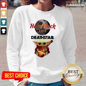 Appalled Baby Yoda Hug Hard Rock Cafe Deathstar 2021 Long-Sleeved