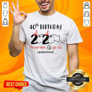 Awesome 40th Birthday 2020 Shirt - Design by Handstee.com