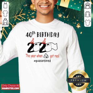 Awesome 40th Birthday 2020 SweatShirt - Design by Handstee.com