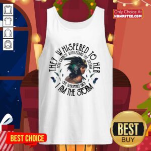 Awesome 45 Cannot Strom The Girl Tank Top - Design by Handstee.com