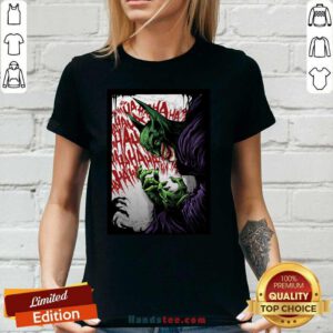 Awesome Batman Joker Hahaha 16 V-neck - Design by Handstee.com