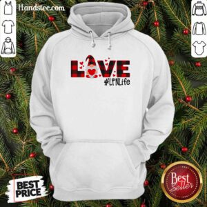 Awesome Gnome Love Valentine #LPN Life Hoodie - Design by handstee.com